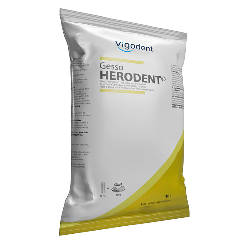 Gesso Pedra Herodent Tipo III – Vigodent